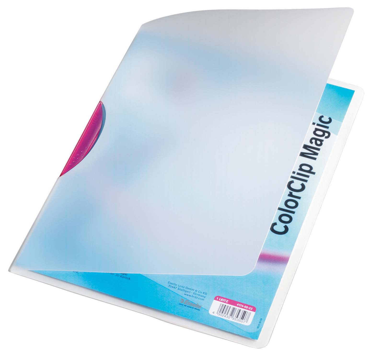 LEITZ 4174-89 COLOR CLİP MAGİC DOSYA GRİ