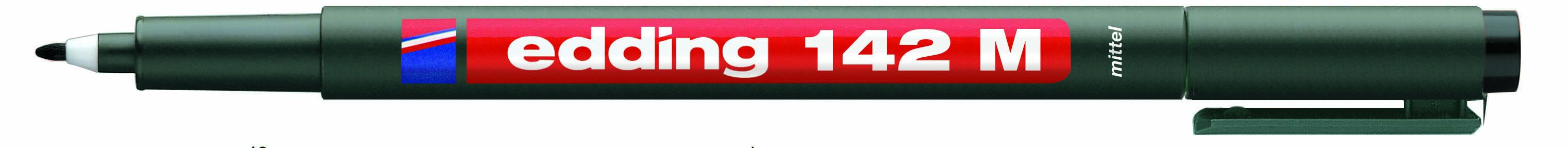 EDDİNG ASETAT KALEMİ 142-01 M SİYAH