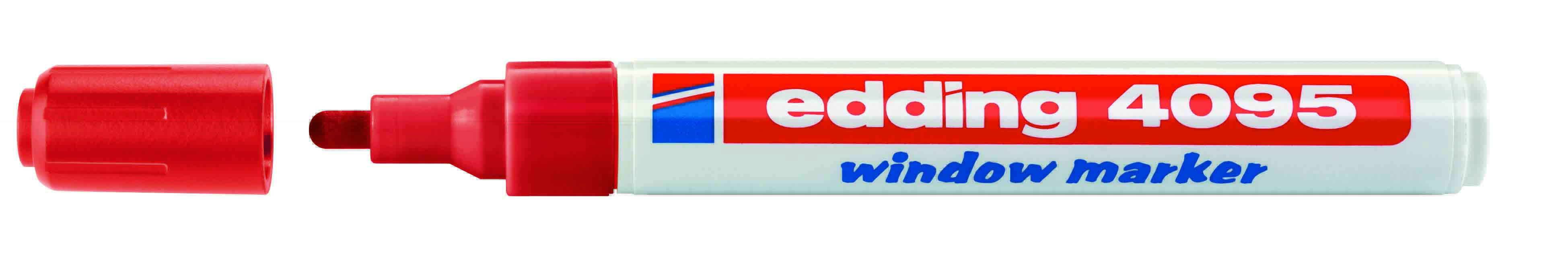 EDDİNG CAM KALEMİ 4095-02 KIRMIZI