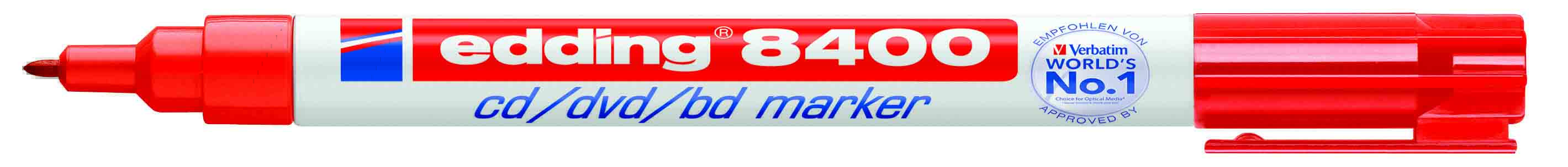 EDDİNG CD KALEMİ 8400-02 KIRMIZI