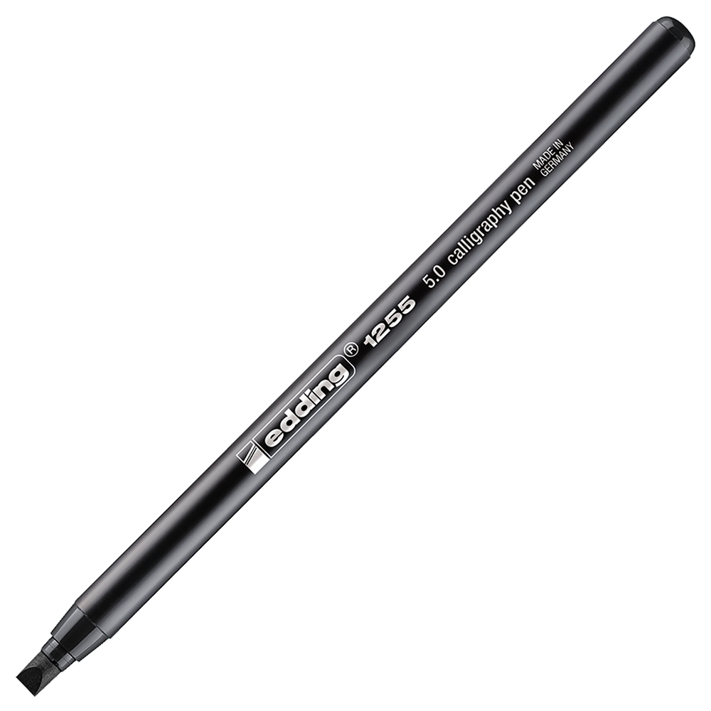 EDDİNG KALİGRAFİ KALEM 1255-01 5MM SİYAH