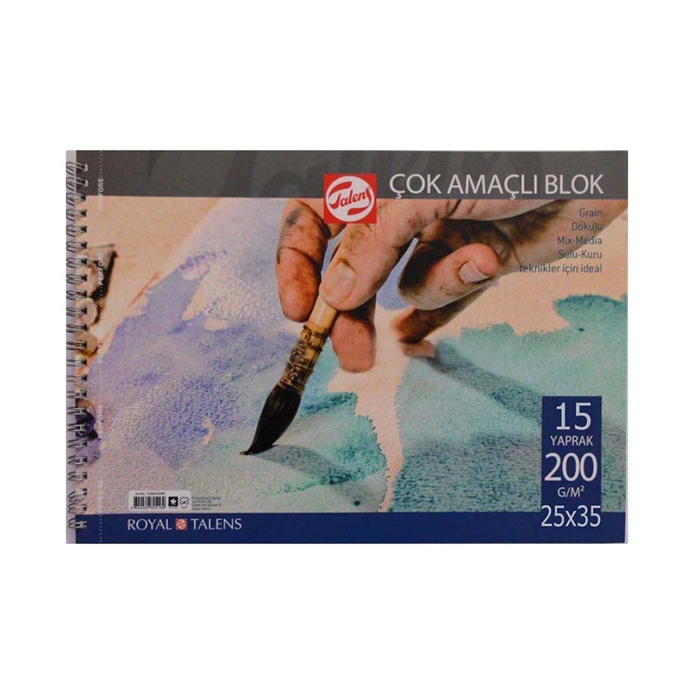 TALENS T200253515 ÇOK AMAÇLI RESİM BLOKLARI 200GR