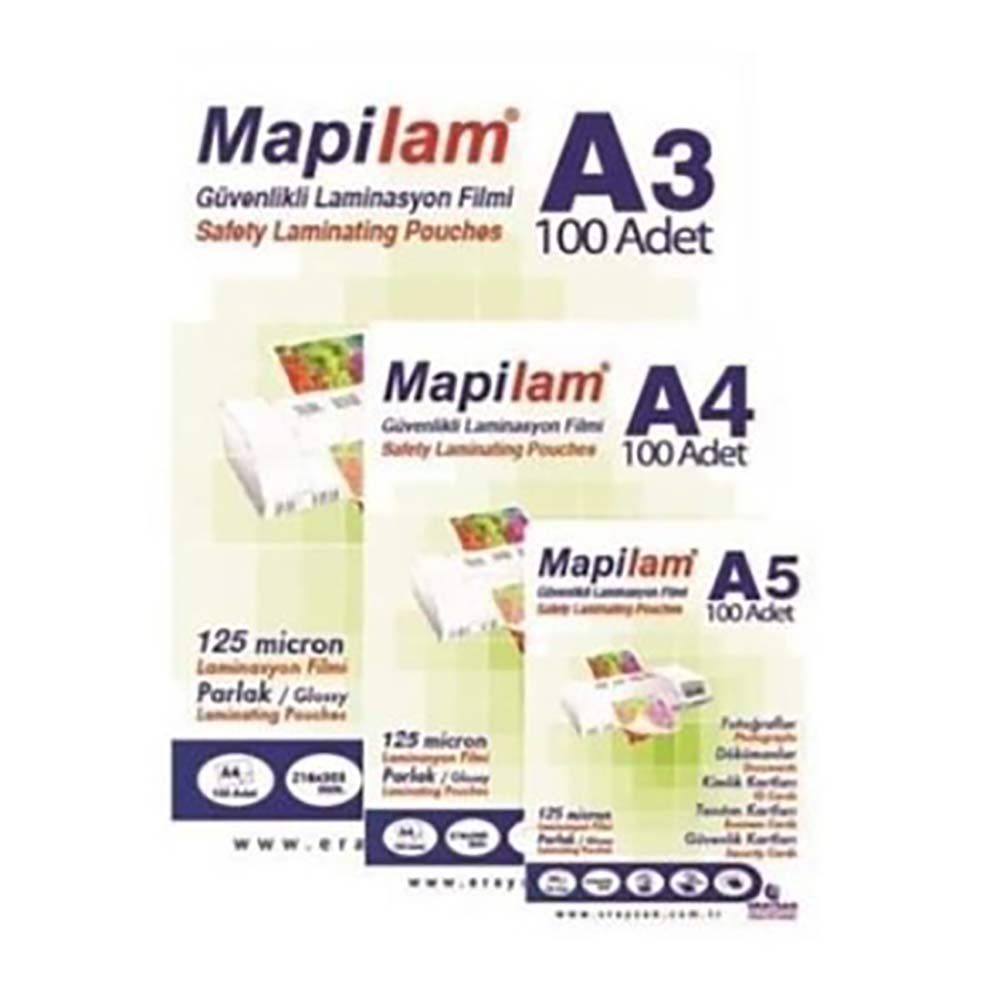 MAPİ 102 12 05 LAMİNASYON PARLAK A5 125MİC