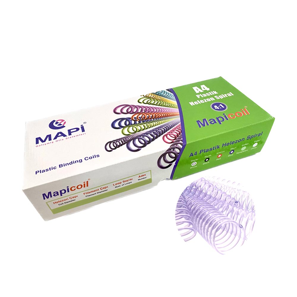 MAPİ 235 06 04 HELEZON SPİRAL 6MM 4:1 ŞEFFAF