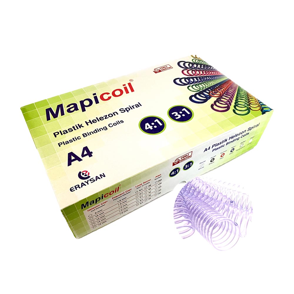 MAPİ 235 08 04 HELEZON SPİRAL 8MM 4:1 ŞEFFAF