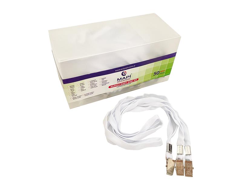 MAPİ 910 26 50 POLYESTER İP KLİPSLİ BEYAZ