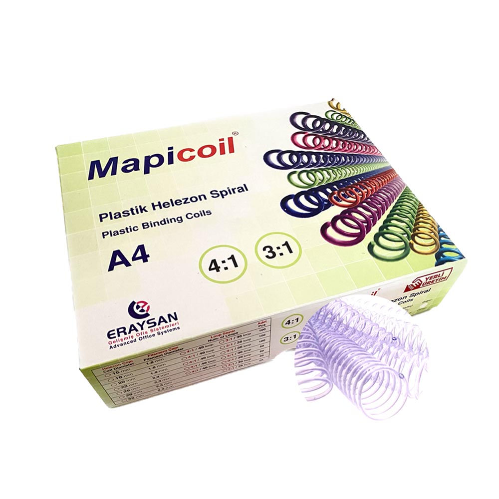 MAPİ 235 22 04 HELEZON SPİRAL 22MM 4:1 ŞEFFAF
