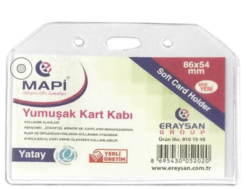 MAPİ 910 19 50Y YUMUŞAK KART KABI 85X55 YATAY 50Lİ TRELİ