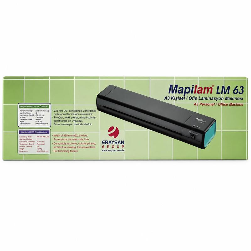MAPİ 100 00 02 LAMİNASYON MAKİNESİ A3 LM63