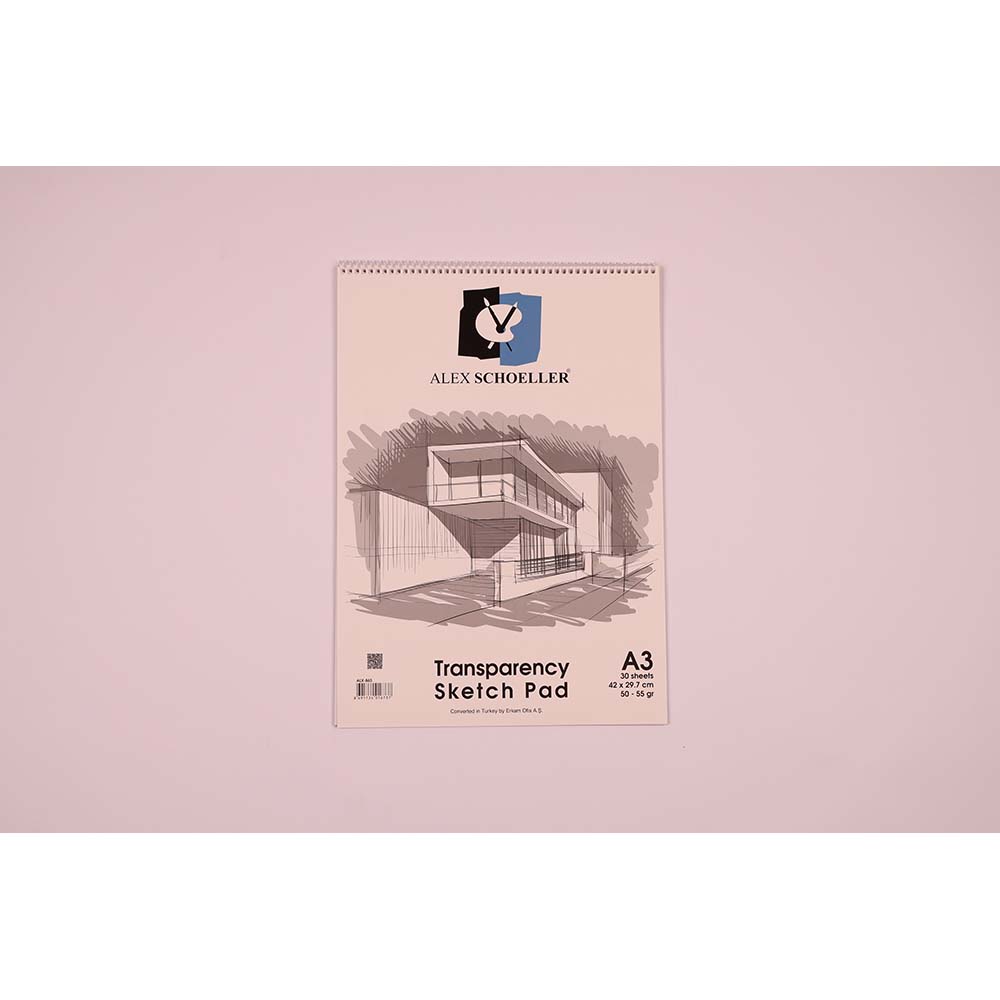 ALEX ALX-863 ESKİZ BLOK SPİRALLİ A3 50-55GR DİK