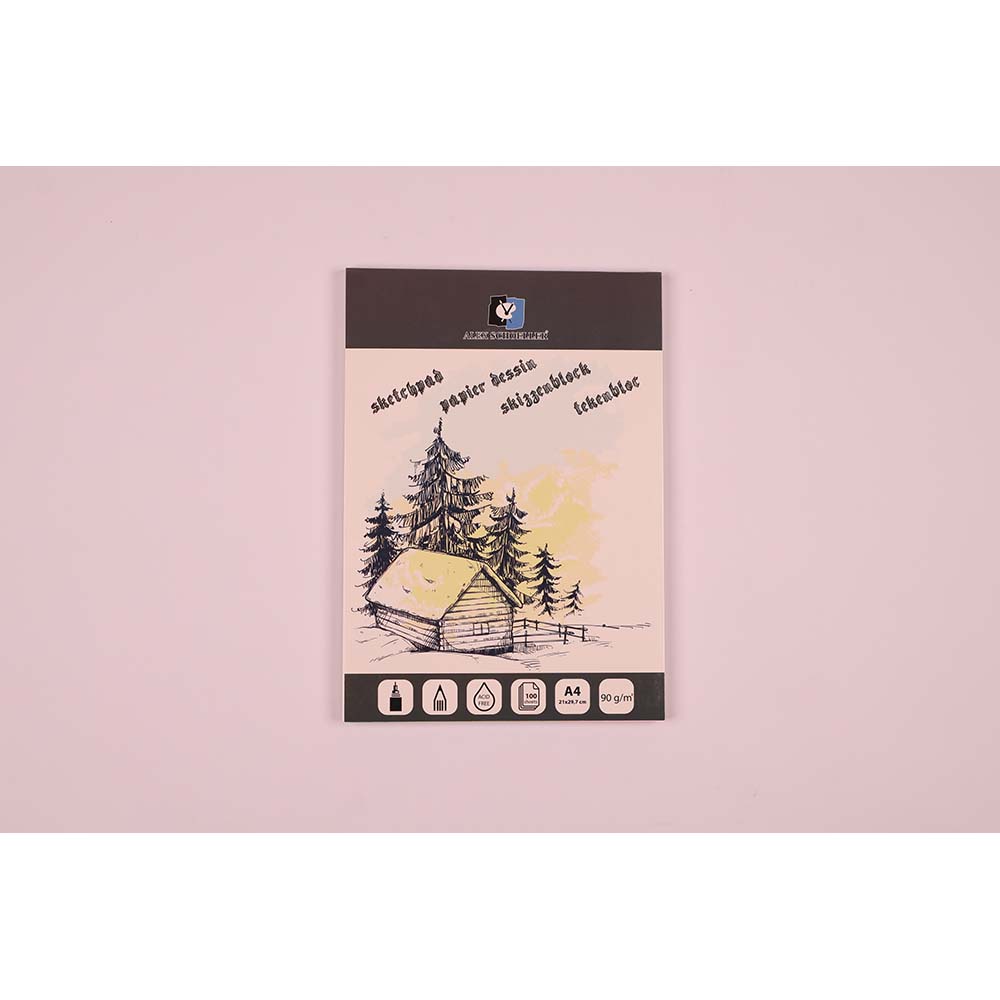 ALEX ALX-0275 ESKİZ BLOK JUMBO A4 90GR 100YP