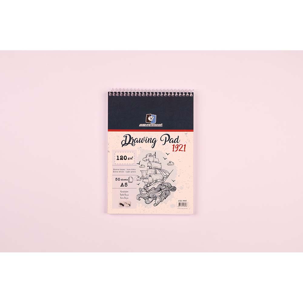 ALEX ALX-8966 SPR DRAWİNG PAD A5 120GR 50YP
