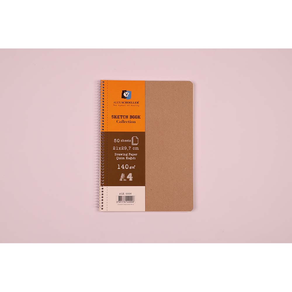 ALEX ALX-0006 SKETCH BOOK A4 140GR 50YP
