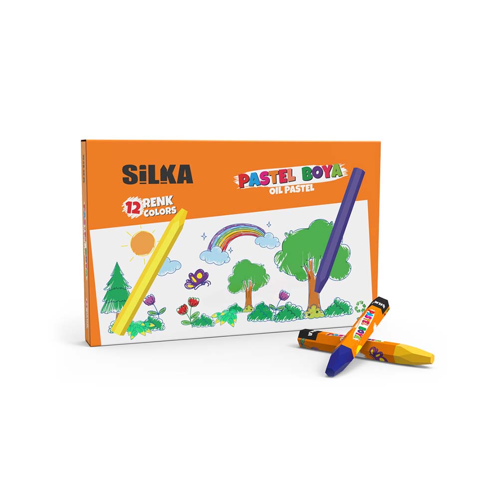 SİLKA ART-538 PASTEL BOYA 12 RENK