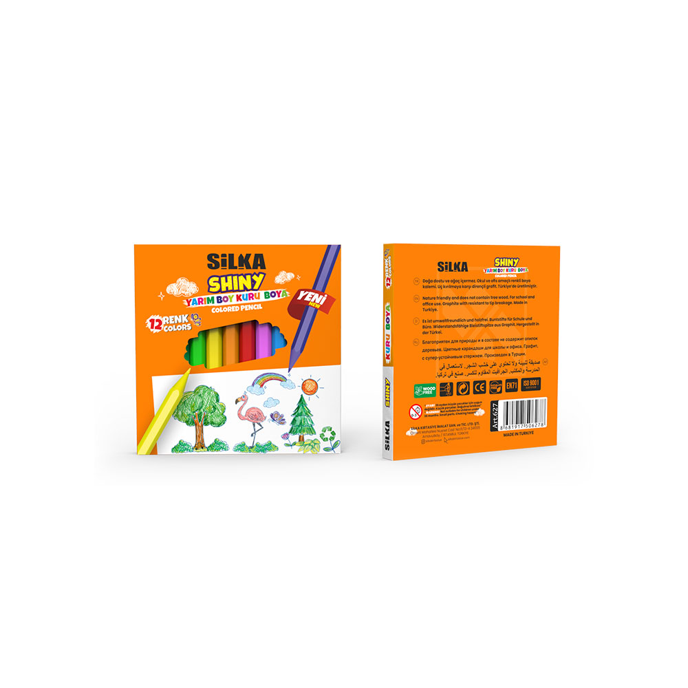SİLKA ART-627 KURUBOYA SHINY KISA 12Lİ
