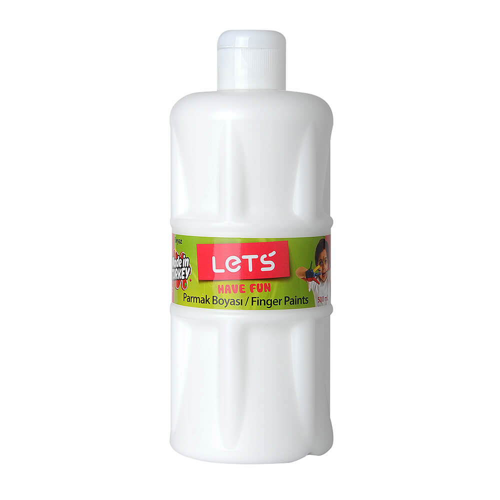 LET'S L5001 PARMAK BOYASI 500ML BEYAZ