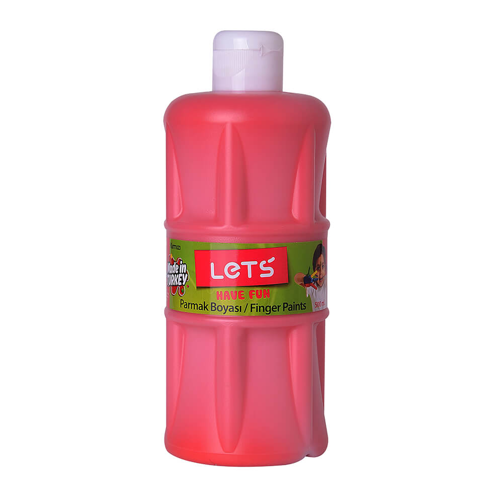LET'S L5004 PARMAK BOYASI 500ML KIRMIZI
