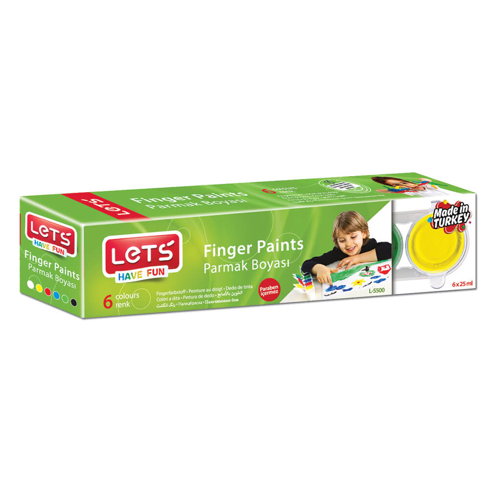 LET'S L5500 PARMAK BOYASI 25ML 6 RENK