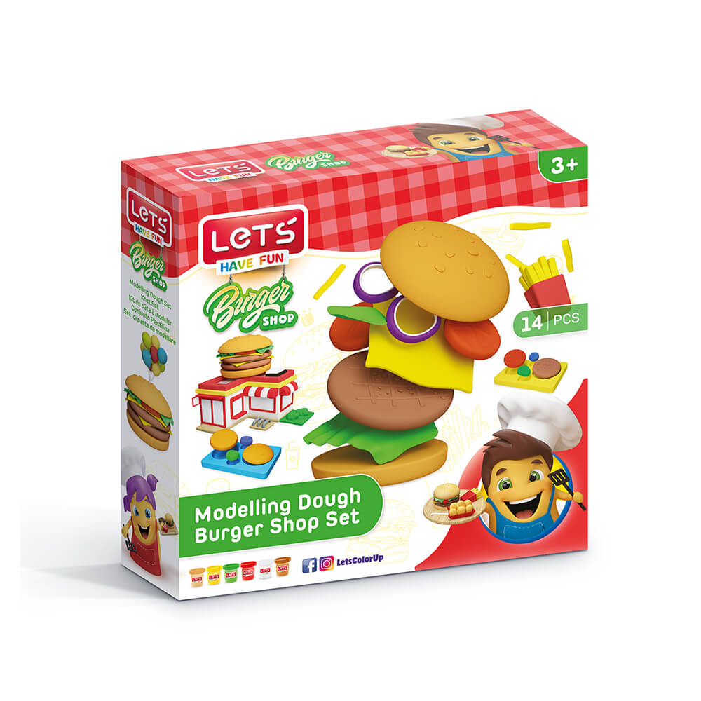 LET'S L9003 OYUN HAMURU HAMBURGER SETİ