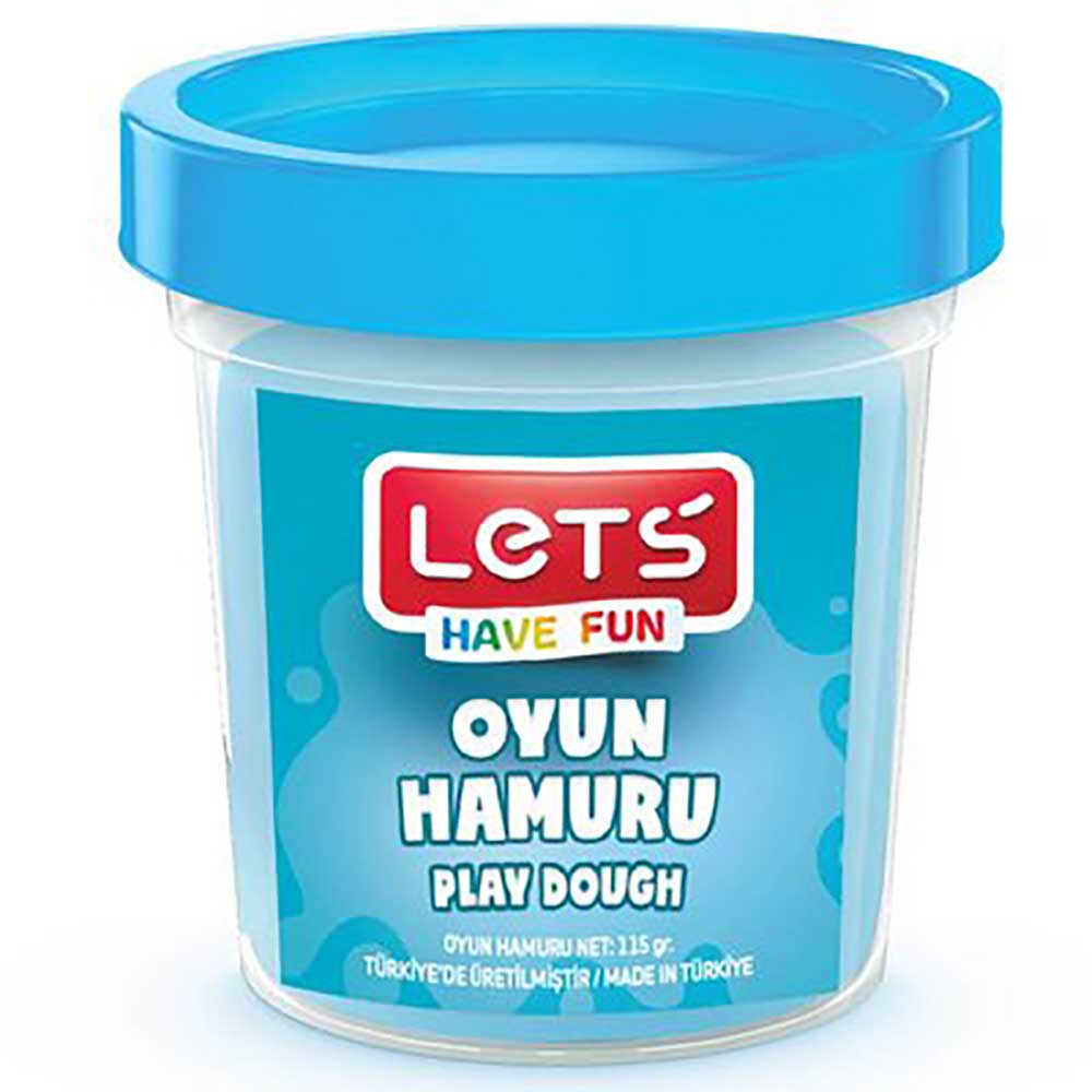 LET'S L8440-3 TEK RENK OYUN HAMURU 110GR MAVİ