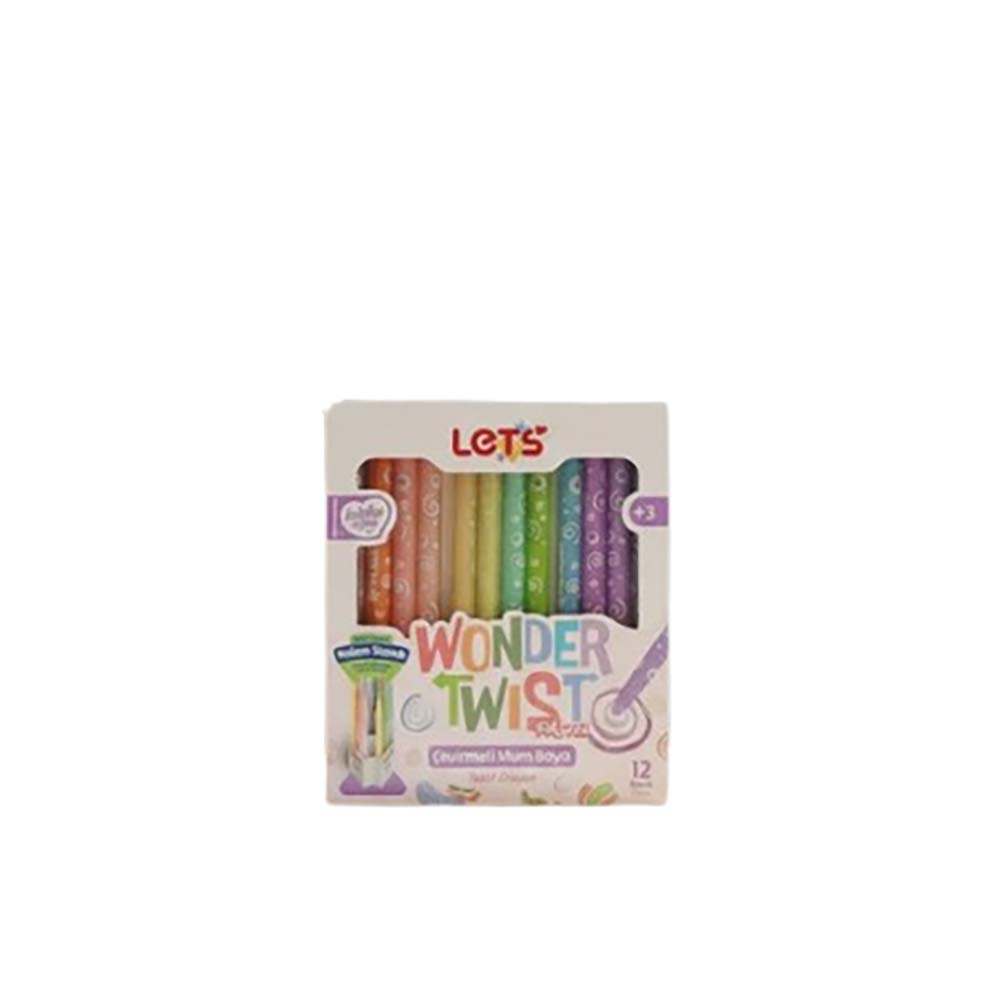 LET'S L03009 MUM BOYA ÇEVİRMELİ 12 RENK PASTEL WONDER TWİST