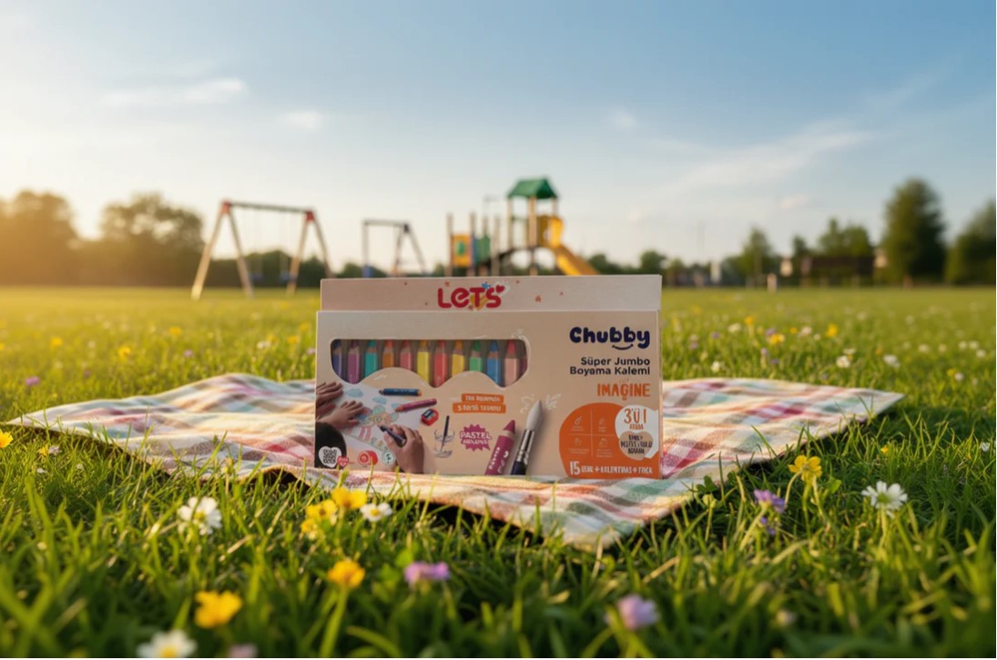 LET'S L04009 BOYA KALEMİ 15 RENK PASTEL CHUUBY 10ML 3İN+KALEMTIRAŞ