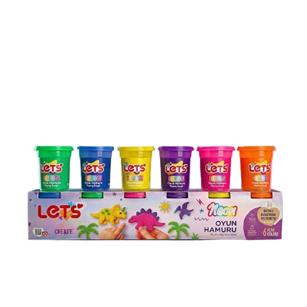 LET'S L1007 NEON OYUN HAMURU 660GR 6 RENK