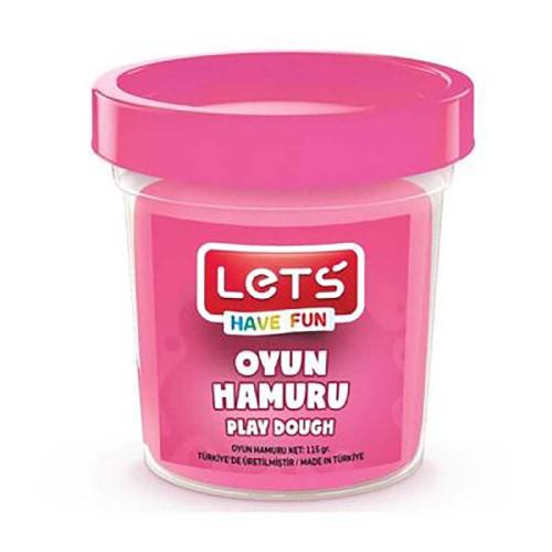 LET'S L8440-7 TEK RENK OYUN HAMURU 110GR PEMBE