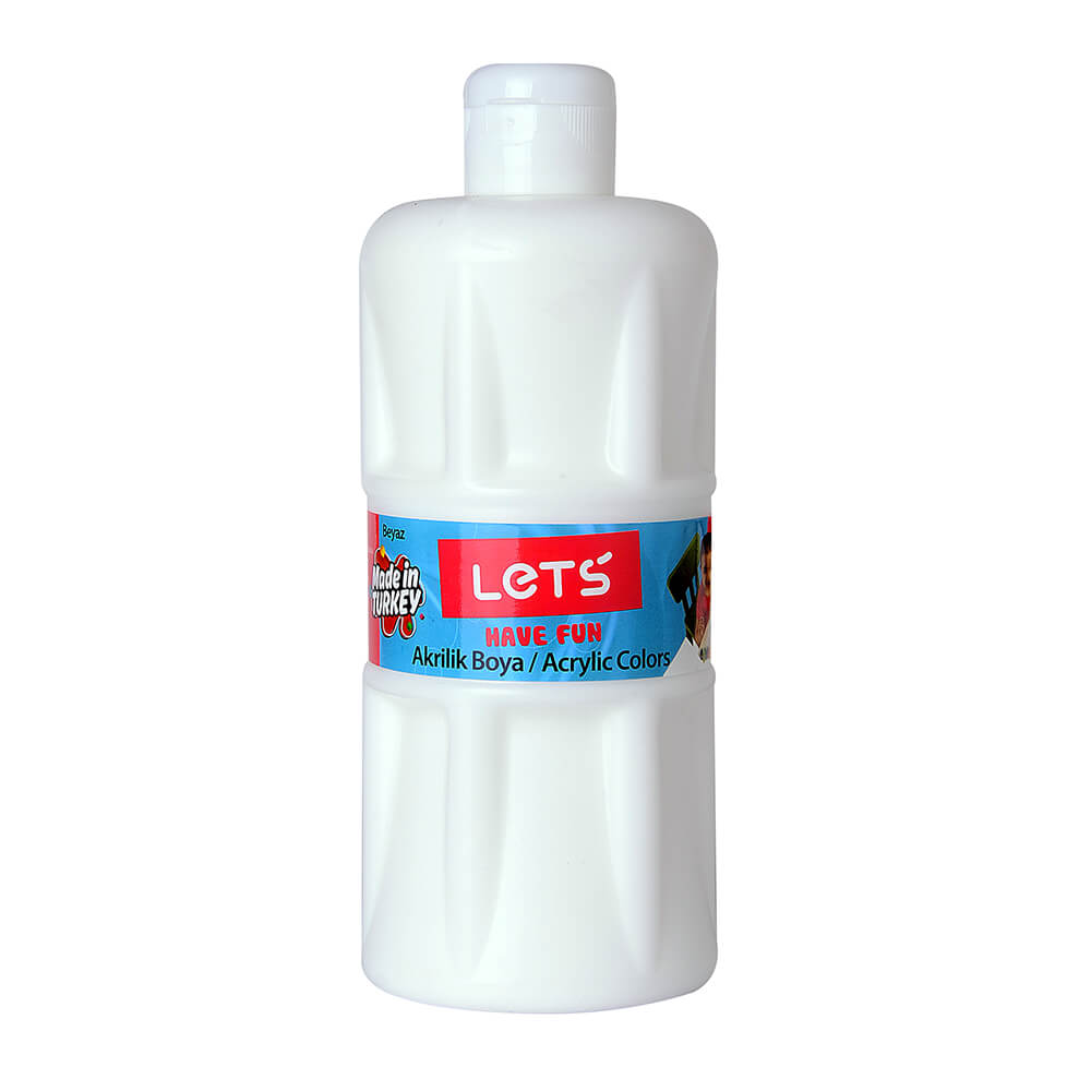 LET'S L5300 AKRİLİK BOYA 500ML BEYAZ