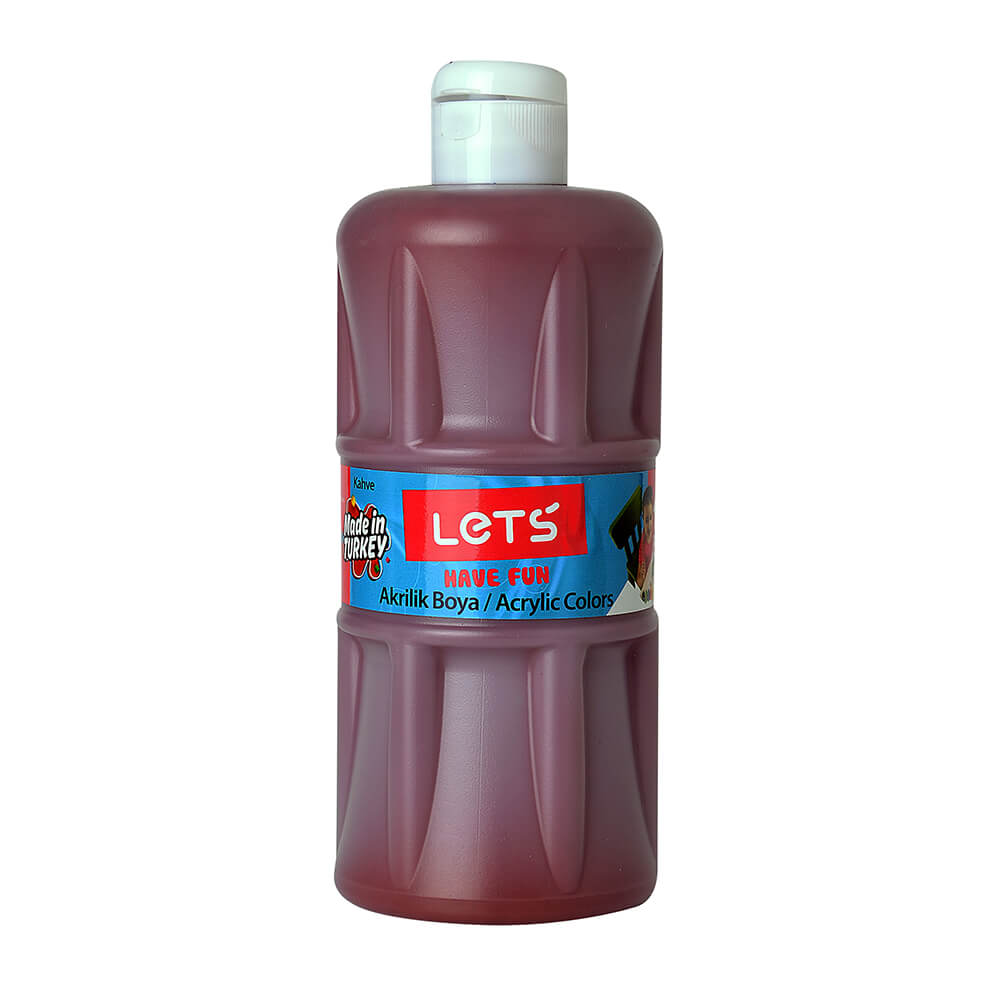 LET'S L5308 AKRİLİK BOYA 500ML KAHVERENGİ