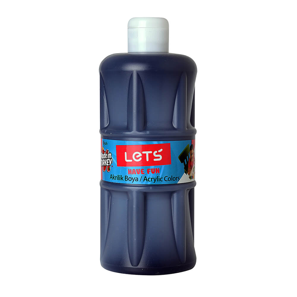 LET'S L5309 AKRİLİK BOYA 500ML SİYAH