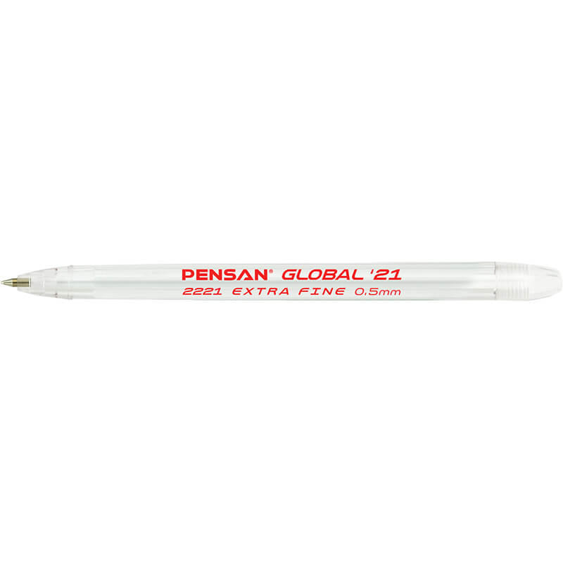PENSAN 2221 GLOBAL TÜKENMEZ KALEM 05MM KIRMIZI