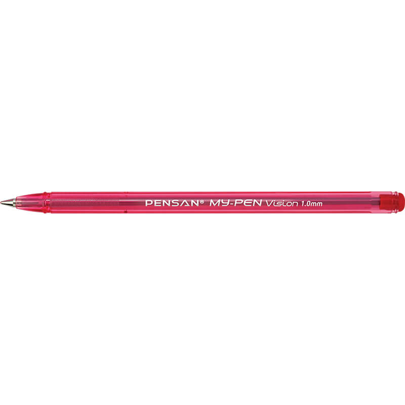 PENSAN 2210 TÜKENMEZ KALEM MY PEN KIRMIZI 25Lİ KT