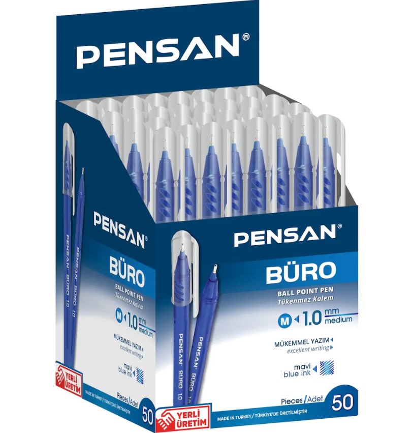PENSAN 2270 BÜRO TÜKENMEZ KALEMİ 1MM MAVİ