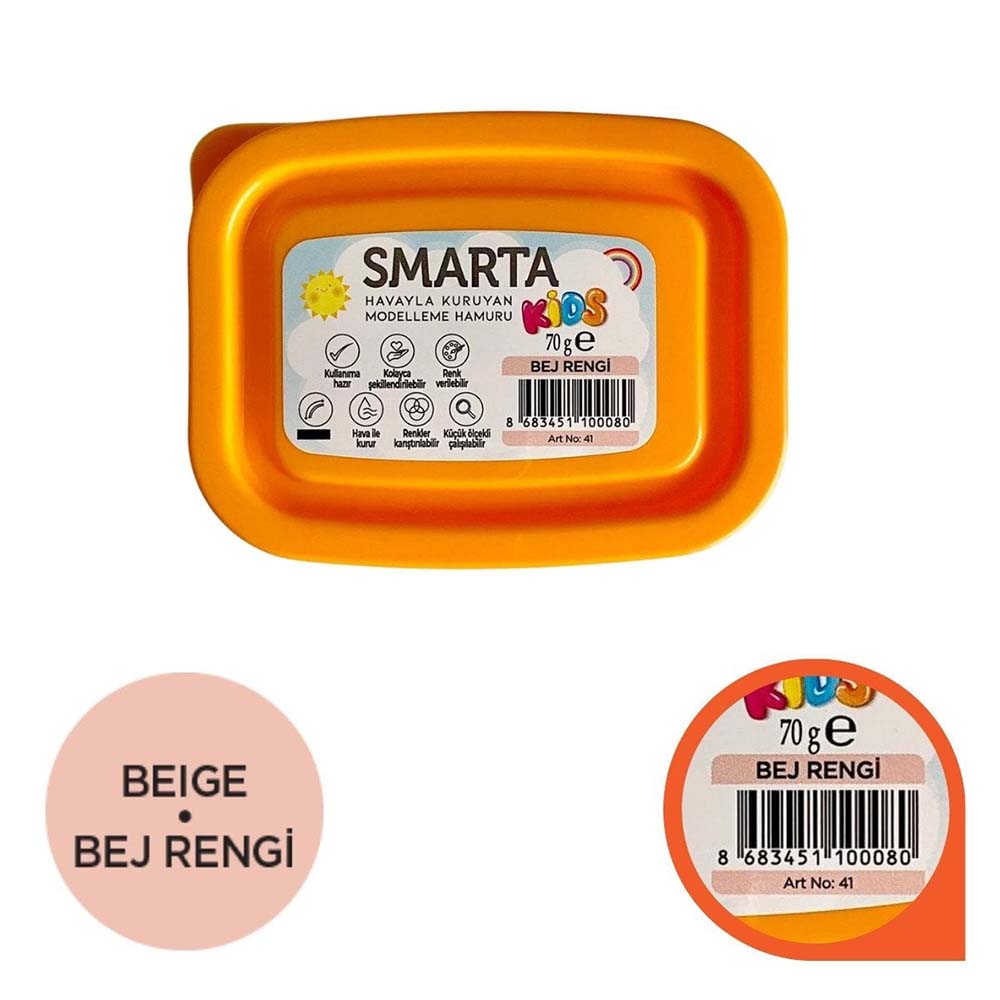 SMARTA 30000041 HAVAYLA KURUYAN MODELLEME HAMURU 70GR BEJ