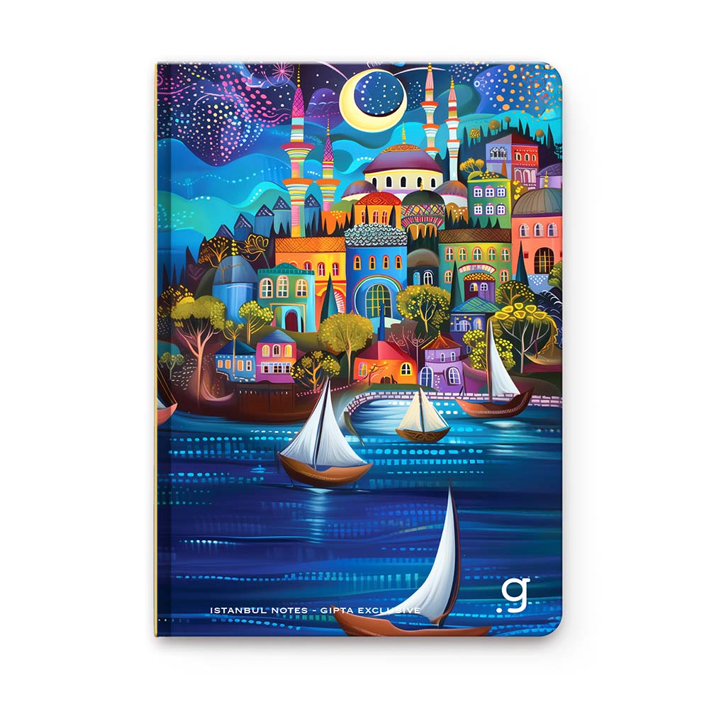 GIPTA 7336 İSTANBUL NOTES SPR SRT KPK DEF 17X24 80YP KARELİ