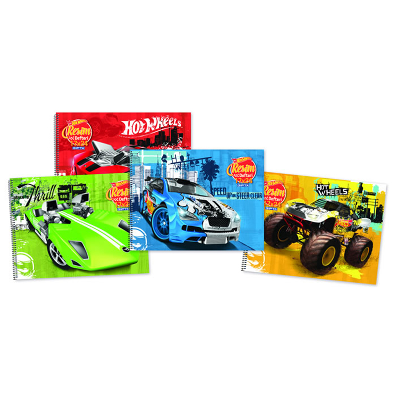 GIPTA 5438 RESİM DEFTERİ 35X50 15YP HOT WHEELS