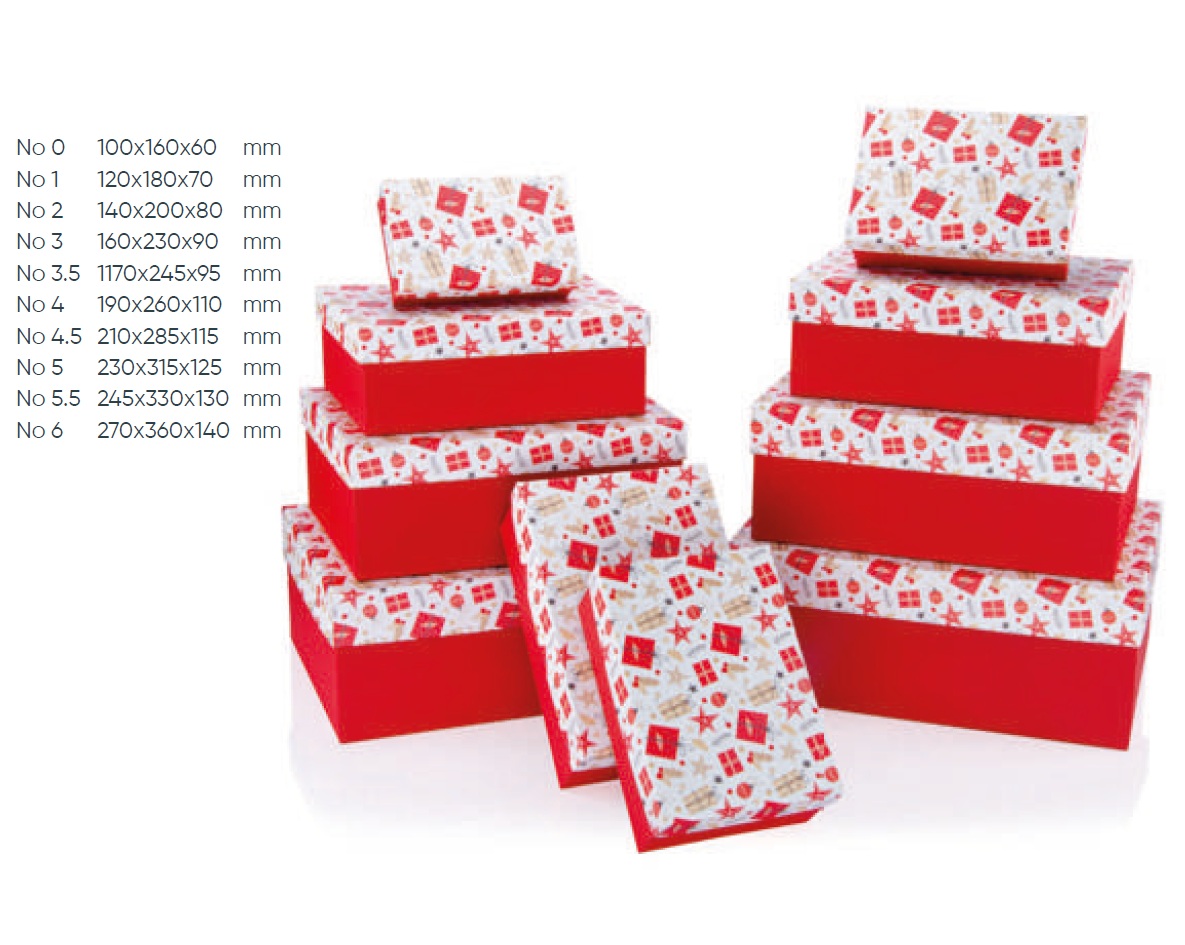 GIPTA BX2308 REGALO DİKDÖRTGEN 10LU KUTU SET