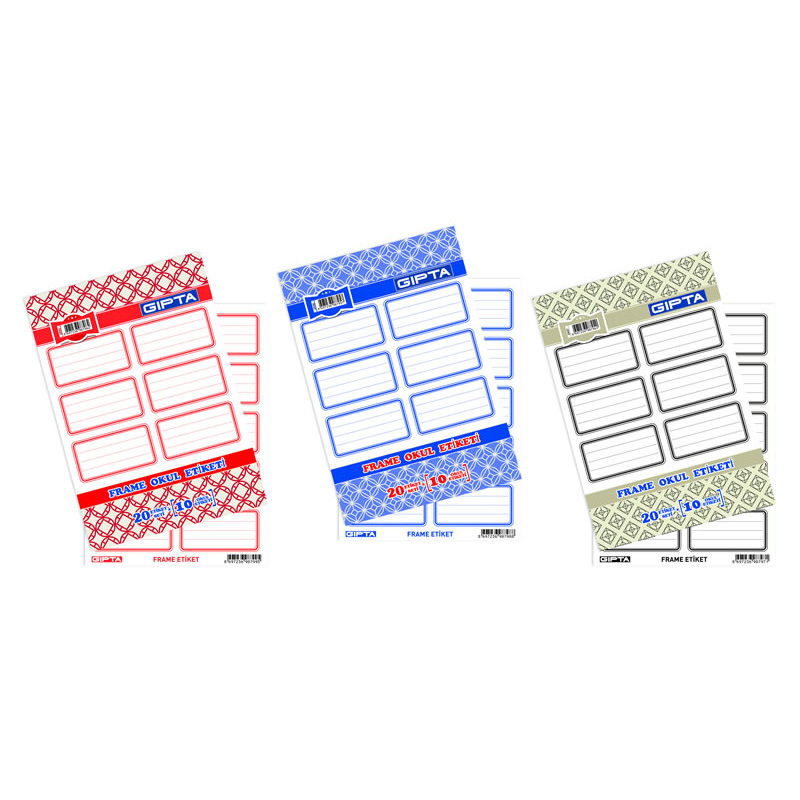 GIPTA 2946 OKUL ETİKETİ FRAME LACİVERT 20YP
