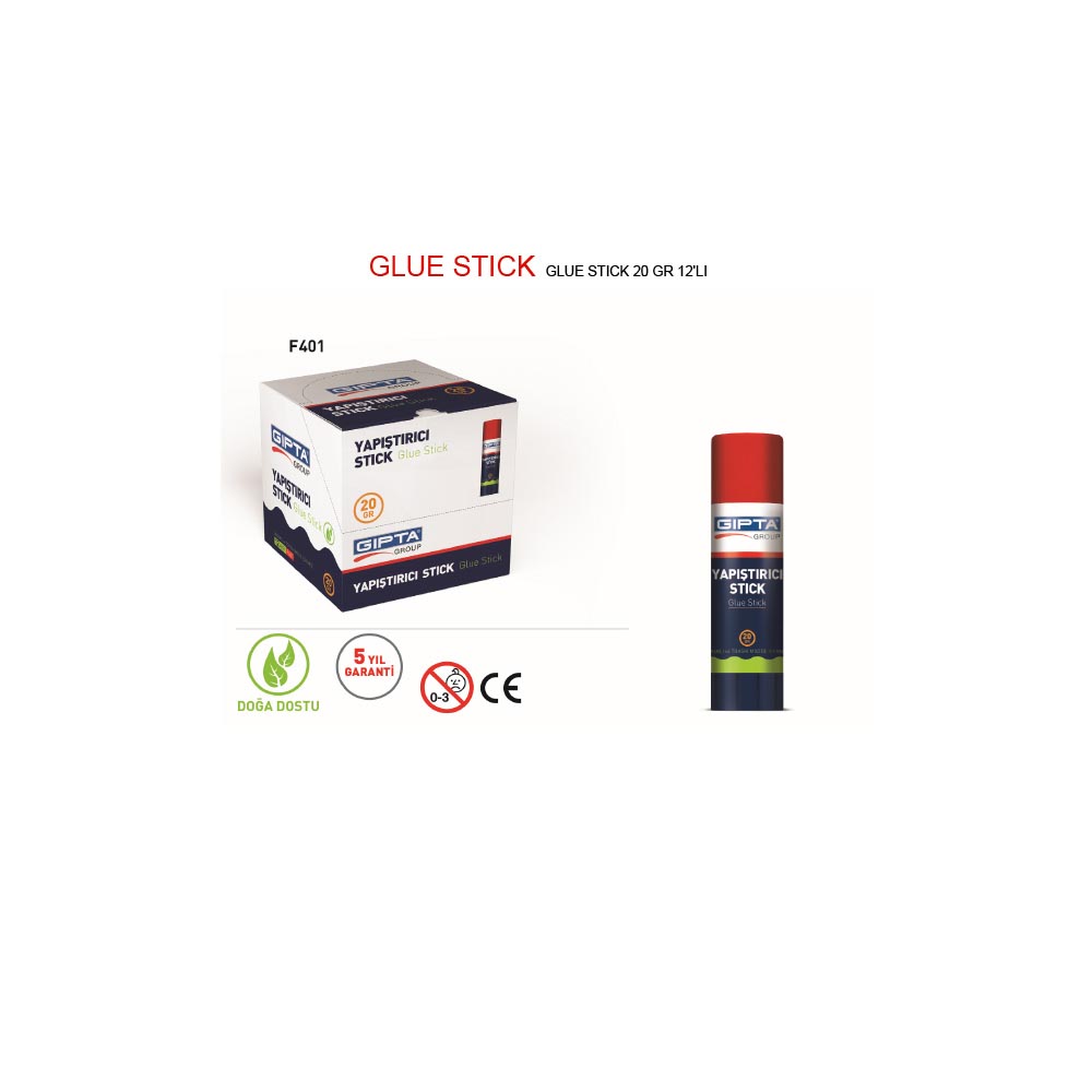 GIPTA 4010 GLUE STICK 12Lİ 20GR BEYAZ