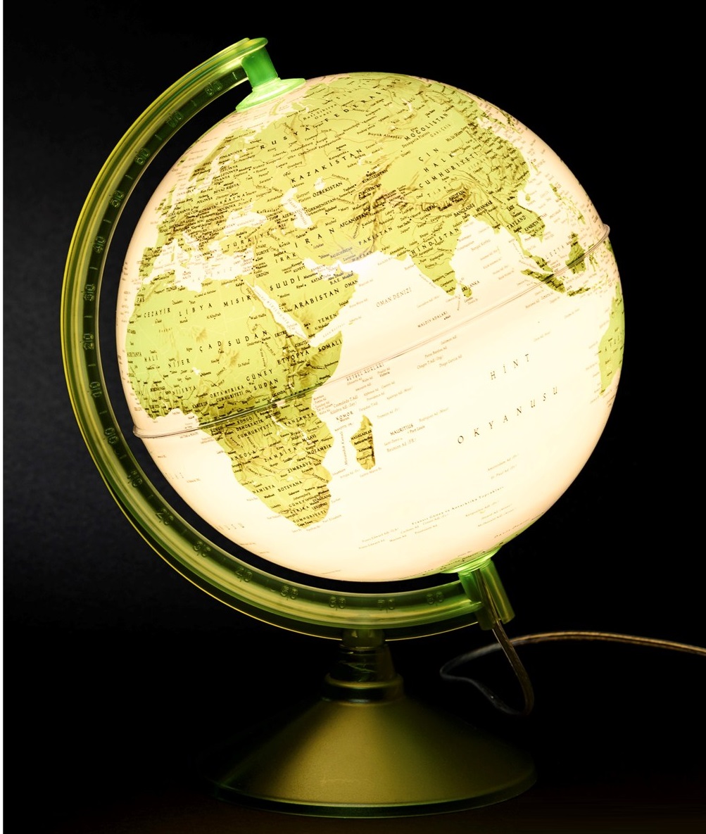 GÜRBÜZ 46253 GLOBE MAGENTE GREEN 26 IŞIKLI