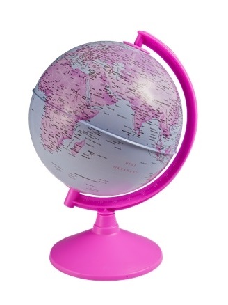 GÜRBÜZ 43202 20CM IŞIKSIZ SİYASİ PEMBE KÜRE