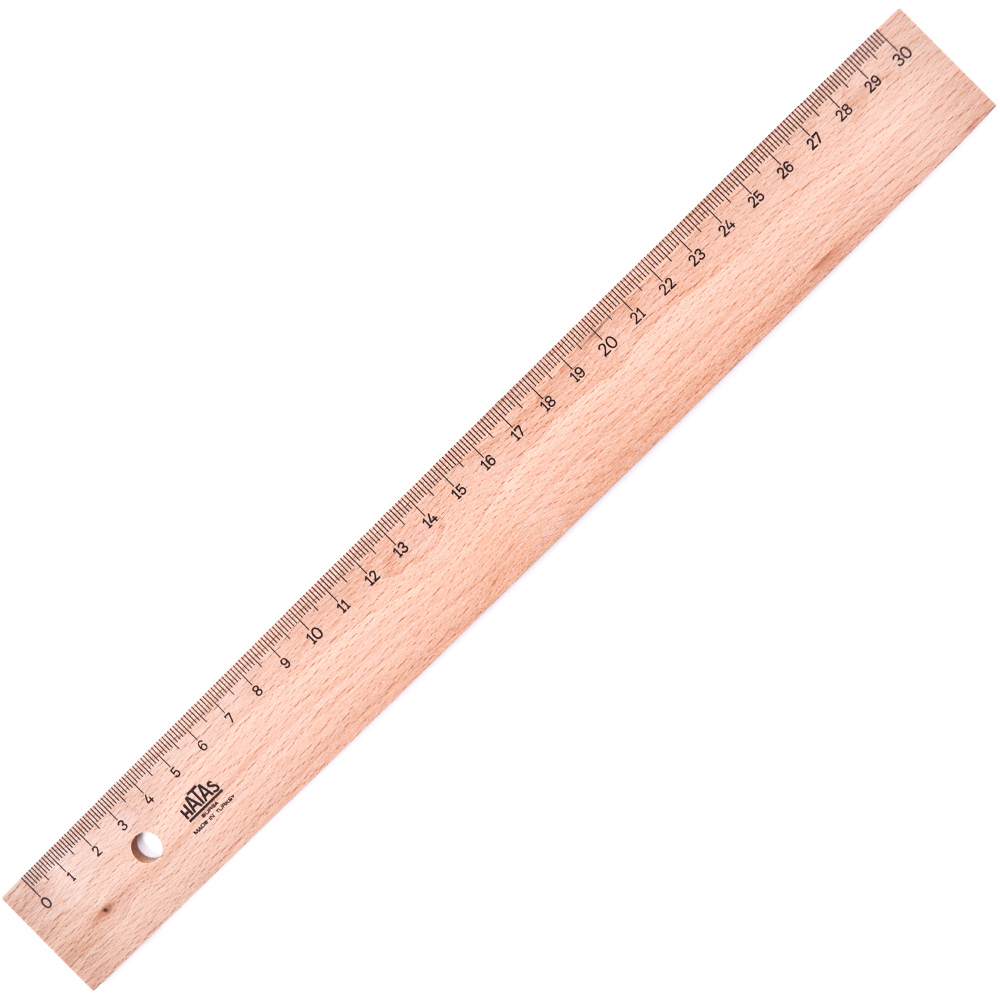 HATAS 00035 CETVEL TAHTA TAKVİYESİZ 30CM