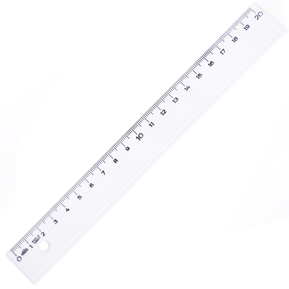 HATAS 0145 CETVEL PLASTİK NEON 20CM