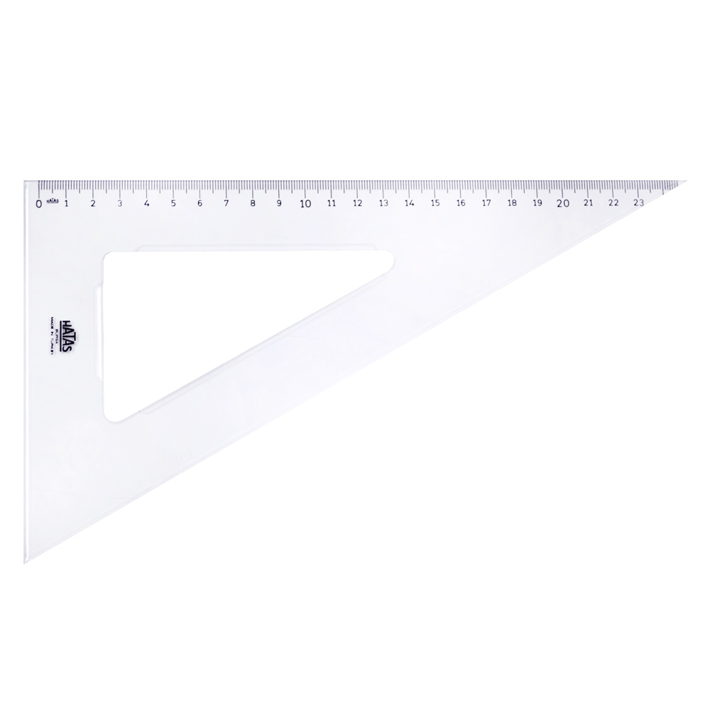 HATAS 0770 GÖNYE AKRİLİK 60 DERECE 26CM