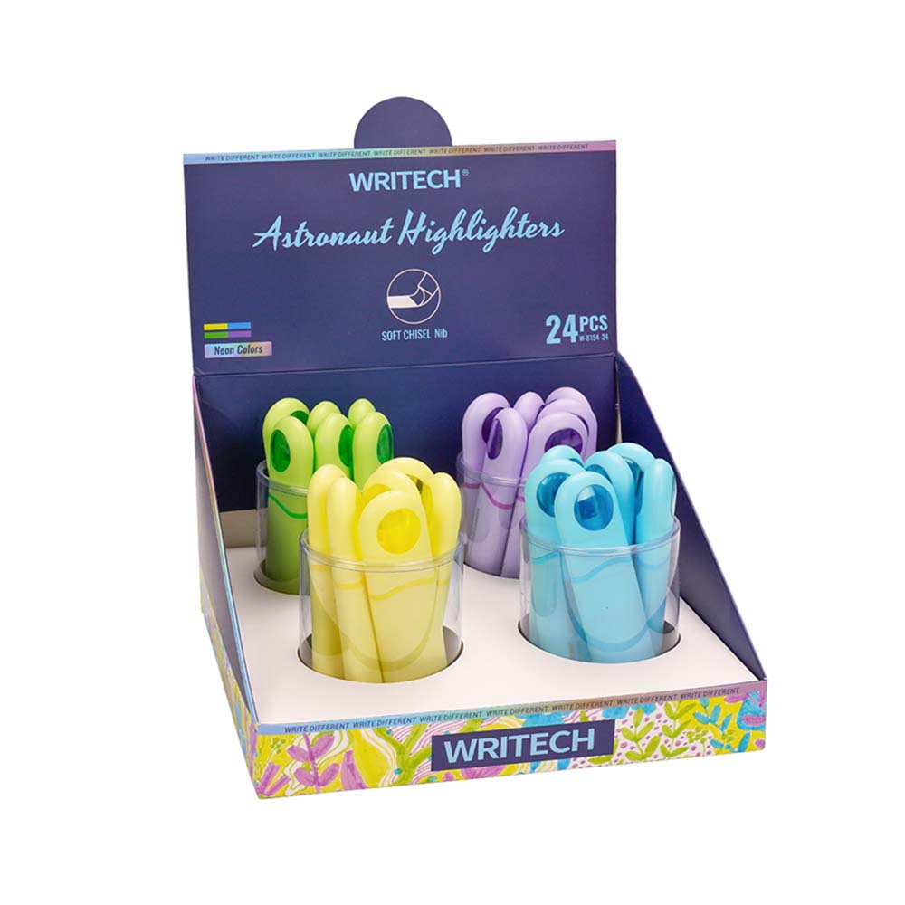 WRITECH W-8154 ASTRONOT FORFORLU KALEM NEON+PASTEL 8 RENK 24LÜ STN