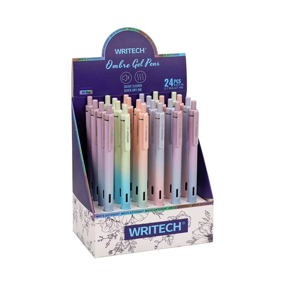 WRITECH W-0171 AURORA JEL KALEM 05MM MAVİ 24LÜ STN