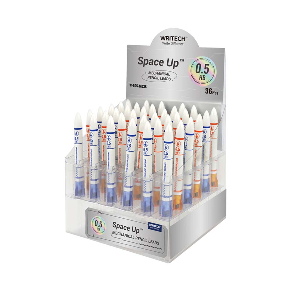 WRITECH W-505 BEYAZ MAVİ TURUNCU KALEM UCU 05MM 36LI STN