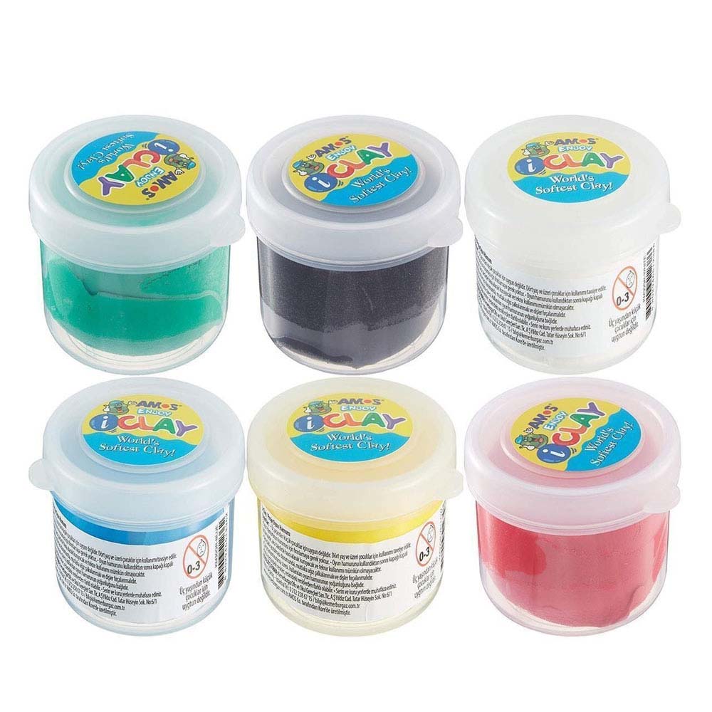 AMOS IC30P6 PROJE HAMURU-I CLAY 30GR 6 LI PET