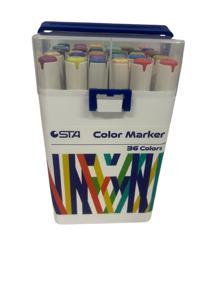 STA 910336 ÇİFT UÇLU ALKOL BAZLI MARKÖR 36LI SET